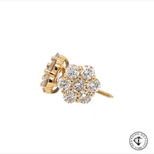 Load image into Gallery viewer, round cluster earring
