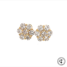 Load image into Gallery viewer, round cluster earring
